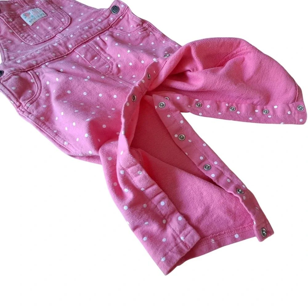 Carters Pink Polka Dot Overalls 18 Months‎